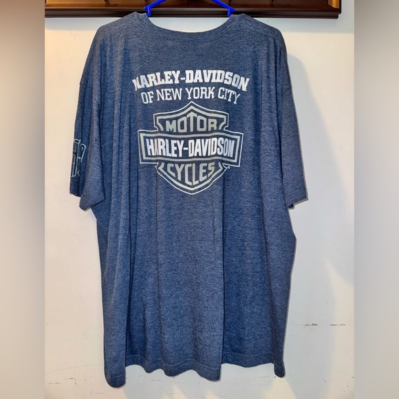 Harley-Davidson Dark Blue Graphic Tee Size 3X - Picture 6 of 8